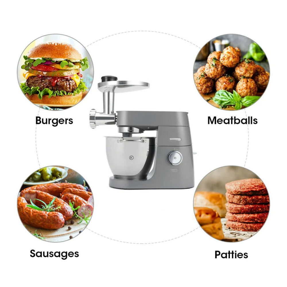 Stand Mixer Attachment Food Grinder Set Kitchen Grinding Tools for Kenwood Chef / Chef XL, KVC, KVL, kMix,For Kenwood fully auto
Stand Mixer Attachment Food Grinder Set Kitchen Grinding Tools for Kenwood Chef / Chef XL, KVC, KVL, kMix,For Kenwood fully auto