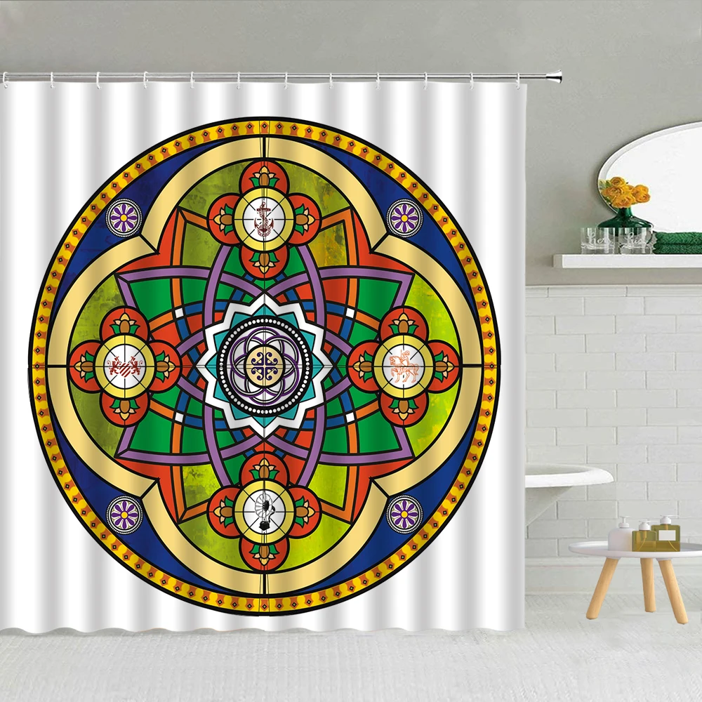 Bohemia Mandala Flower Pattern Shower Curtain Round Decor Accessories Fashion Waterproof Screen Curtains Minimalist Bathroom
Bohemia Mandala Flower Pattern Shower Curtain Round Decor Accessories Fashion Waterproof Screen Curtains Minimalist Bathroom