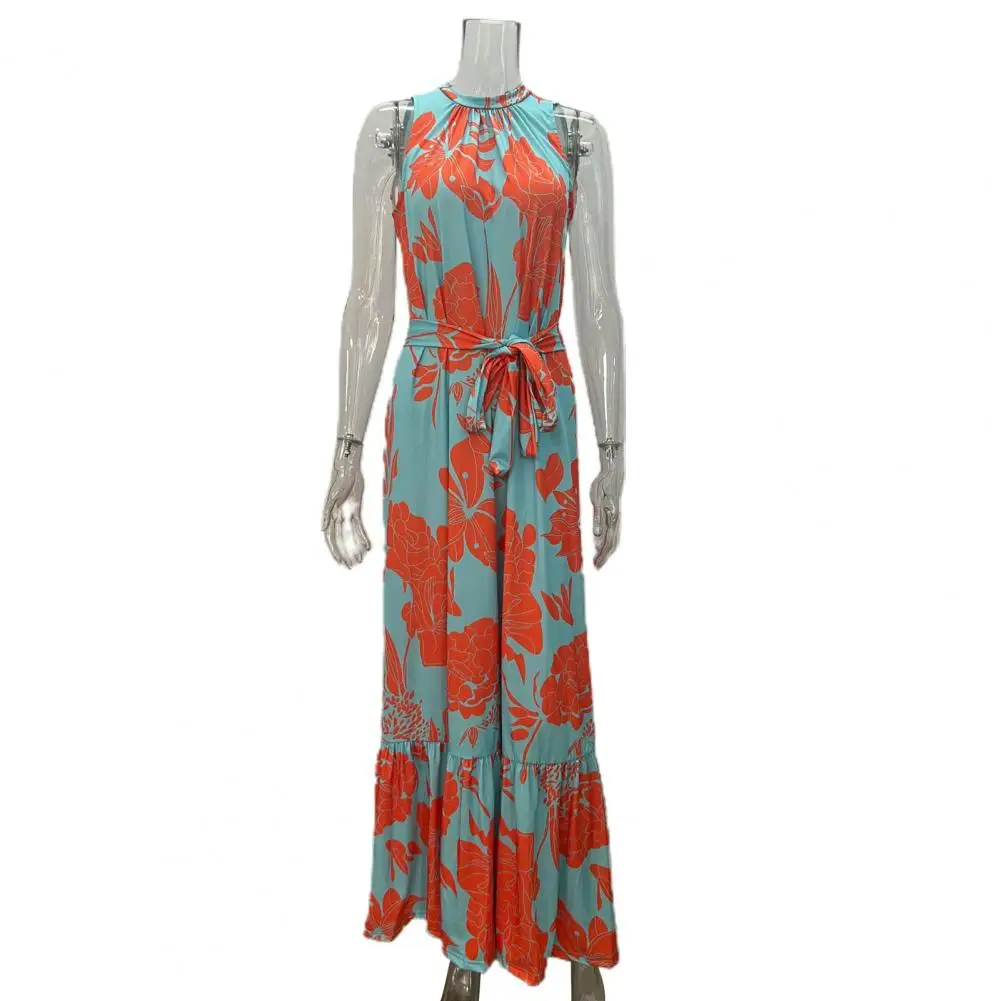 Printed Long Dress Chic Summer Maxi Dresses Fashionable Prints Loose Fit Ruffled Hem for Women's Streetwear Wardrobe Women Maxi
Printed Long Dress Chic Summer Maxi Dresses Fashionable Prints Loose Fit Ruffled Hem for Women's Streetwear Wardrobe Women Maxi