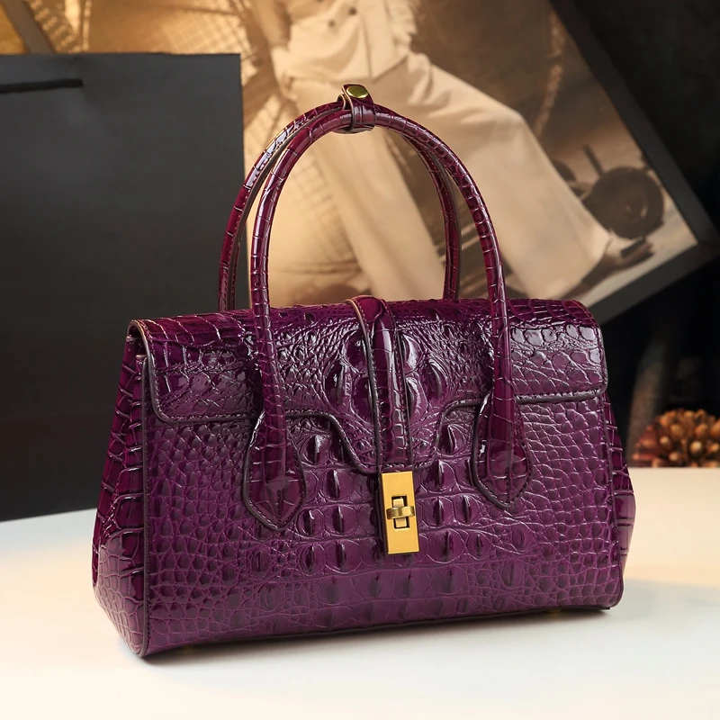 Luxury Fashion Crocodile Pattern Bags For Women Genuine Leather Women's Handbags Shoulder Messenger Bag Cowhide
Luxury Fashion Crocodile Pattern Bags For Women Genuine Leather Women's Handbags Shoulder Messenger Bag Cowhide