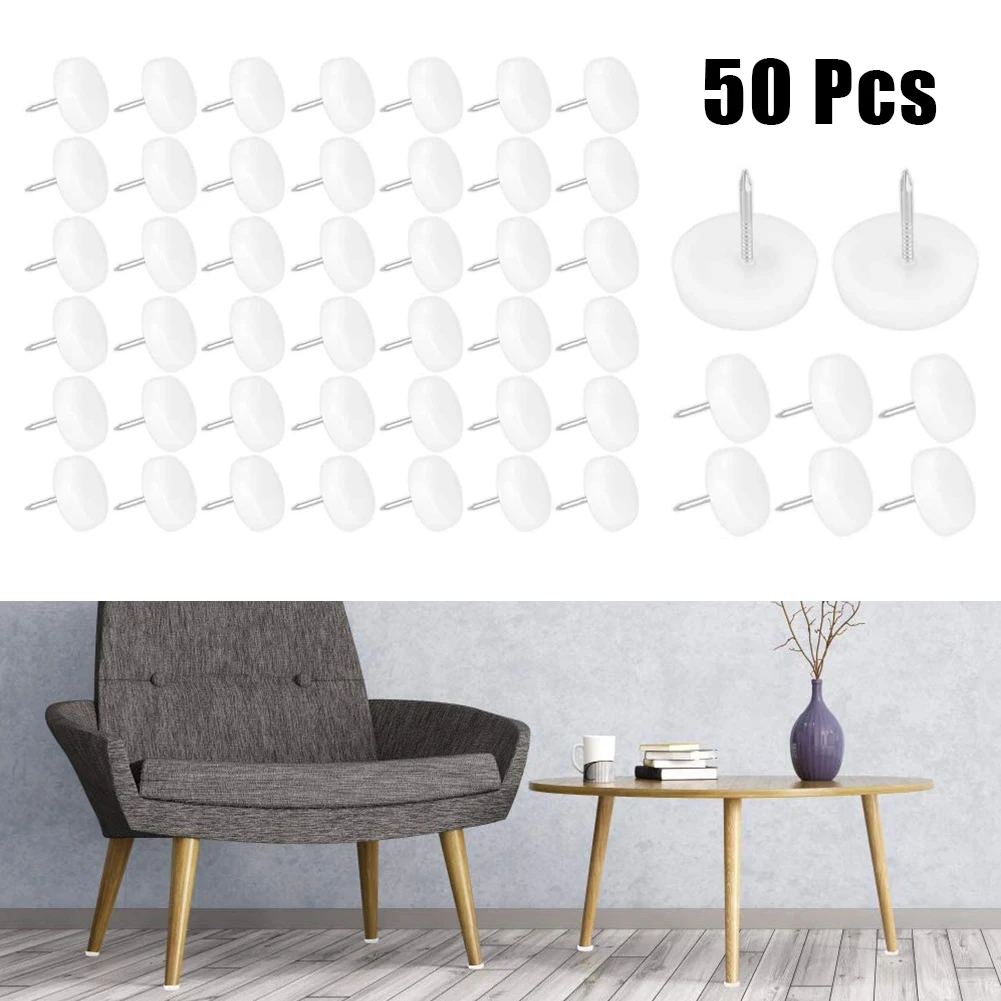 50pcs/Set Nylon Silicone Furniture Pads For Chair Sofa Table Desk Leg Floor Protectors Nail In Glides Home Room Accessories
50pcs/Set Nylon Silicone Furniture Pads For Chair Sofa Table Desk Leg Floor Protectors Nail In Glides Home Room Accessories