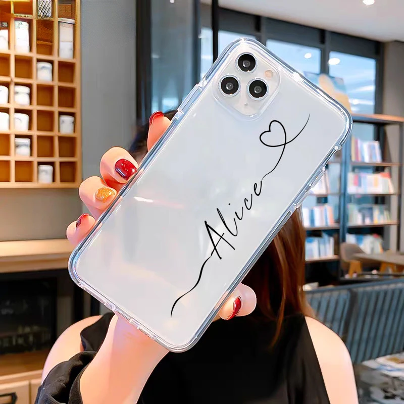Name DIY Letters for iPhone 13 Pro Max 12 8 Plus SE 2020 Cover Girls Silicone Funda For iPhone 11 Pro X XS XR 7
Name DIY Letters for iPhone 13 Pro Max 12 8 Plus SE 2020 Cover Girls Silicone Funda For iPhone 11 Pro X XS XR 7
