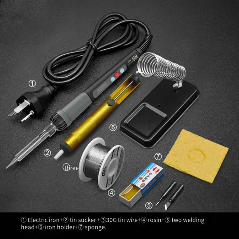 Internal Heating Electric Soldering Iron Electric Soldering Iron Constant Temperature Digital Internal Heating
Internal Heating Electric Soldering Iron Electric Soldering Iron Constant Temperature Digital Internal Heating