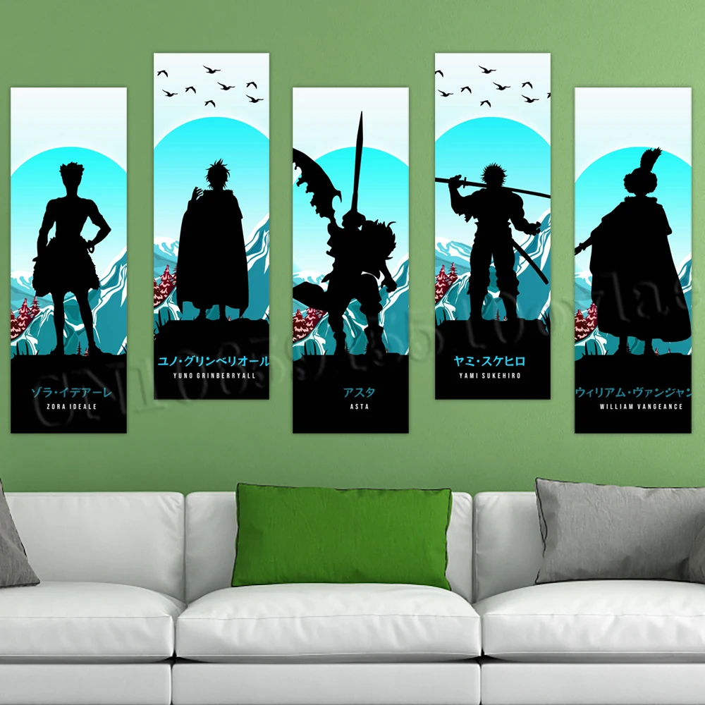 Anime Home Decor Wallpaper PVC Painting Black Clover Pictures Classic Wall Artwork Prints Self-adhesive Poster For Living Room
Anime Home Decor Wallpaper PVC Painting Black Clover Pictures Classic Wall Artwork Prints Self-adhesive Poster For Living Room