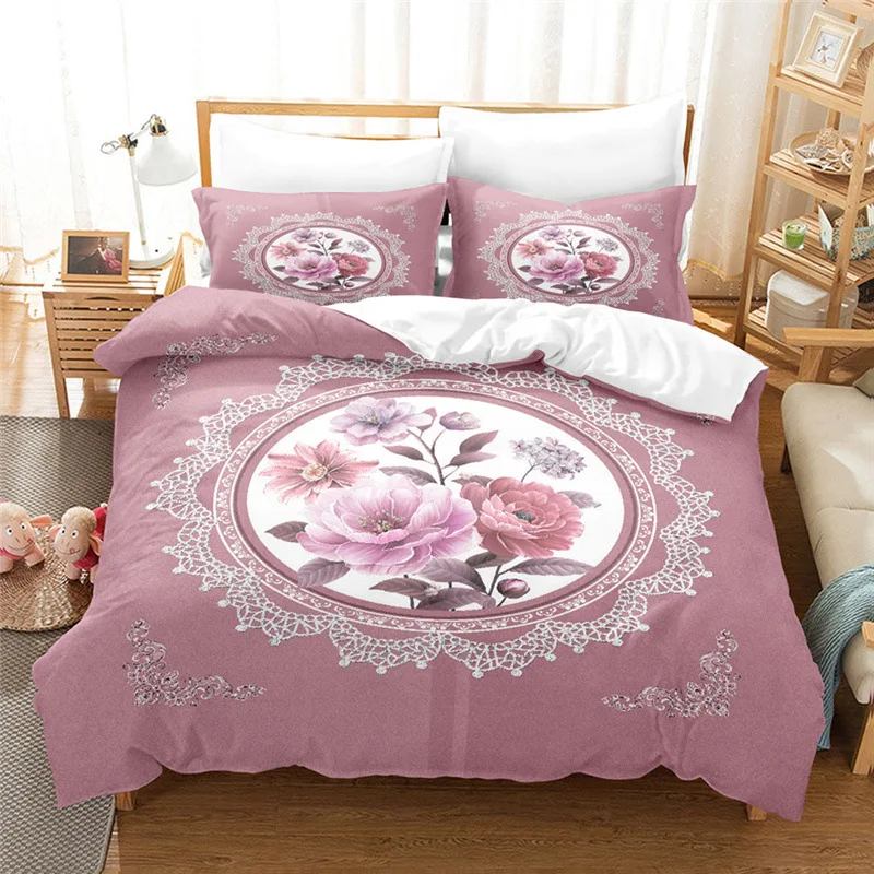 3D Floral Duvet Cover Set Bohemian Mandala Bedding Set Microfiber Exotic Flowers Comforter Cover King Size For Girls Teen Decor
3D Floral Duvet Cover Set Bohemian Mandala Bedding Set Microfiber Exotic Flowers Comforter Cover King Size For Girls Teen Decor