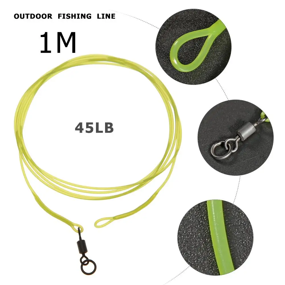 Multifilament Fishing Line Smooth Outdoor 1m Carp Fishing 45LB Fluorocarbon Fishing Line Hair Rig Core Tackle Accessories
Multifilament Fishing Line Smooth Outdoor 1m Carp Fishing 45LB Fluorocarbon Fishing Line Hair Rig Core Tackle Accessories