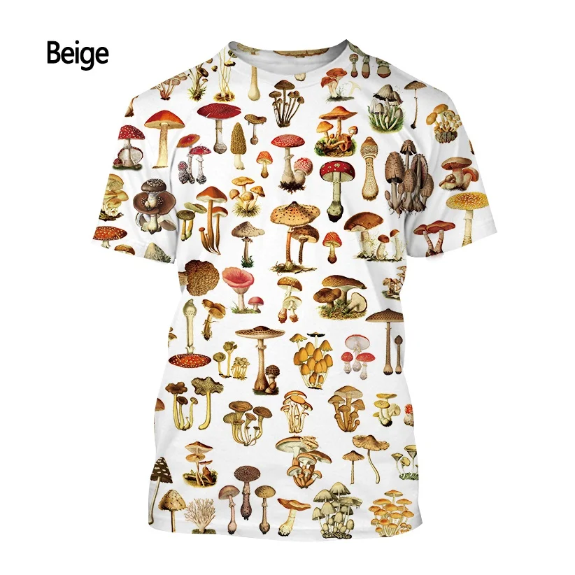 2022 Men's and Women's Casual Short-sleeved T-shirt Tops New Fashion Mushroom Funny 3D Printed T-shirt
2022 Men's and Women's Casual Short-sleeved T-shirt Tops New Fashion Mushroom Funny 3D Printed T-shirt