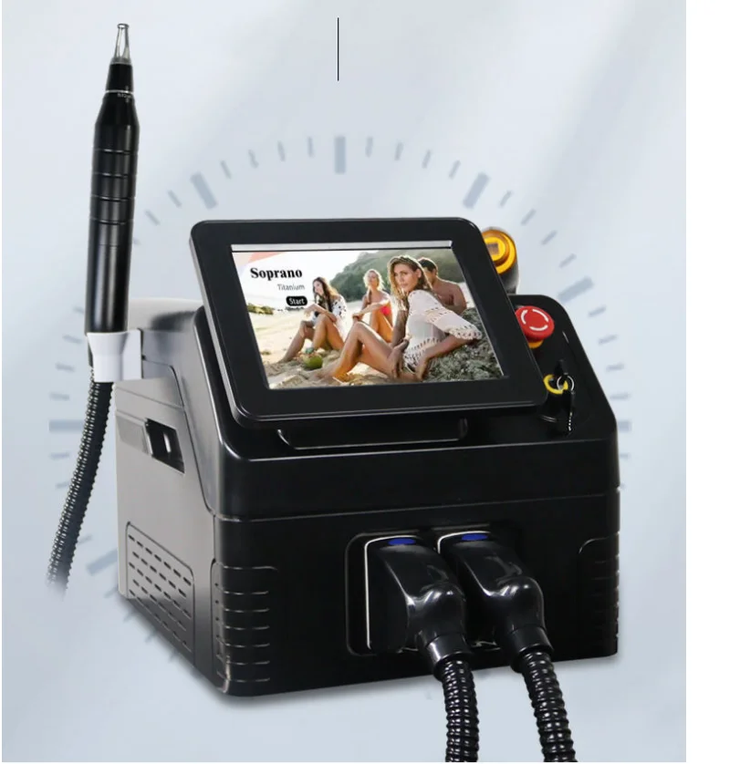 2023 Best 2 in 1 808 diode laser Ice Titanium 755nm 808nm 1064nm Permanent Body Hair Removal Machine Withink CE
2023 Best 2 in 1 808 diode laser Ice Titanium 755nm 808nm 1064nm Permanent Body Hair Removal Machine Withink CE