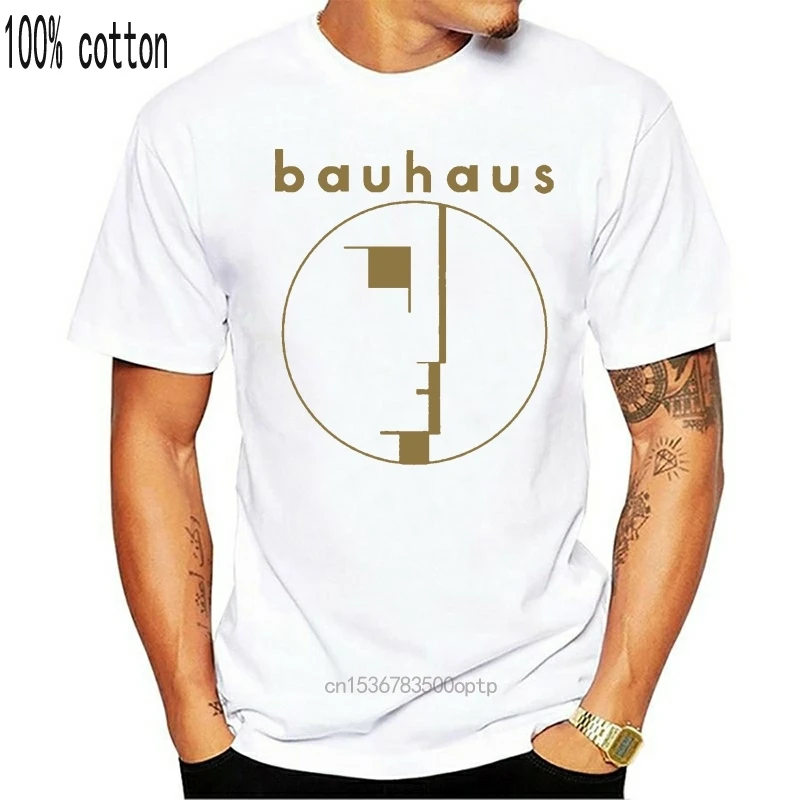 Мужская одежда, официальная белая футболка Bauhaus Spirit с логотипом на плоской подошве
Мужская одежда, официальная белая футболка Bauhaus Spirit с логотипом на плоской подошве