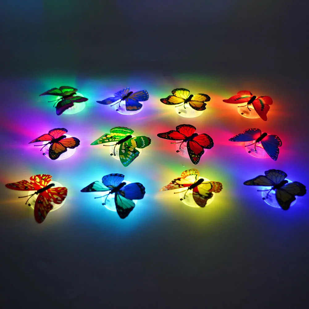 12pcs Tile Sticker D Butterfly LED Wall Sticker Glowing Bedroom DIY Home Decor Night Light Bathroom Home Decor
12pcs Tile Sticker D Butterfly LED Wall Sticker Glowing Bedroom DIY Home Decor Night Light Bathroom Home Decor