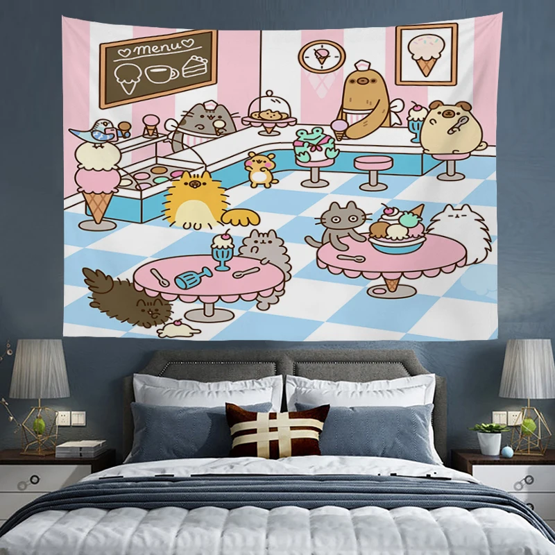 Pusheen Cat Tapestry Wallpaper Aesthetic Room Decor Headboards Wall Hanging Decorative Home Decoration Art Tapestries Cute
Pusheen Cat Tapestry Wallpaper Aesthetic Room Decor Headboards Wall Hanging Decorative Home Decoration Art Tapestries Cute