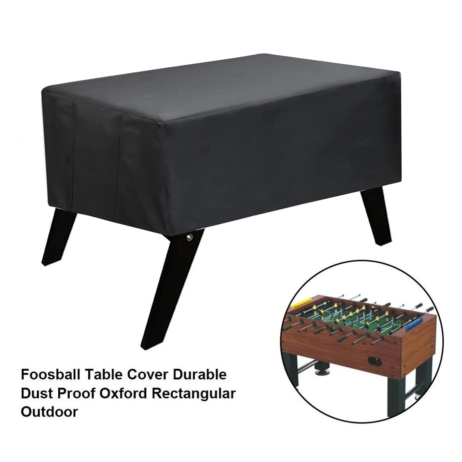 1234Foosball Table Cover Waterproof Outdoor/Indoor UV Resistant Polyester 67x46.5x27.5 (LxWxH) Durable Indoor Game Sporting Good
1234Foosball Table Cover Waterproof Outdoor/Indoor UV Resistant Polyester 67x46.5x27.5 (LxWxH) Durable Indoor Game Sporting Good