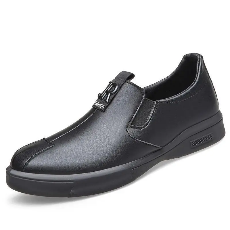 Round Toe Trend All-match Spring and Autumn Mens Loafers Casual Leather Shoes British Round Toe Black Men's Casual Shoes
Round Toe Trend All-match Spring and Autumn Mens Loafers Casual Leather Shoes British Round Toe Black Men's Casual Shoes