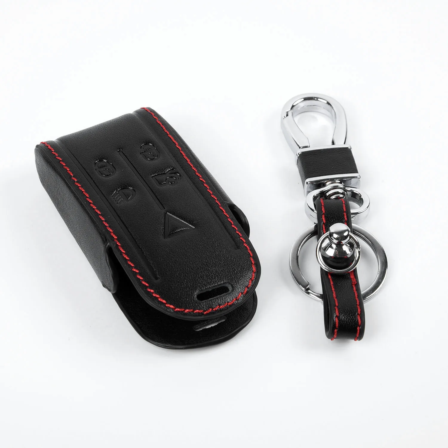 Car Key Case Leather Key Cover With Keychain Smart Remote Key Fob Shell Protector Car Accessories For Jaguar XK XF XJ8 XR8 XRR
Car Key Case Leather Key Cover With Keychain Smart Remote Key Fob Shell Protector Car Accessories For Jaguar XK XF XJ8 XR8 XRR