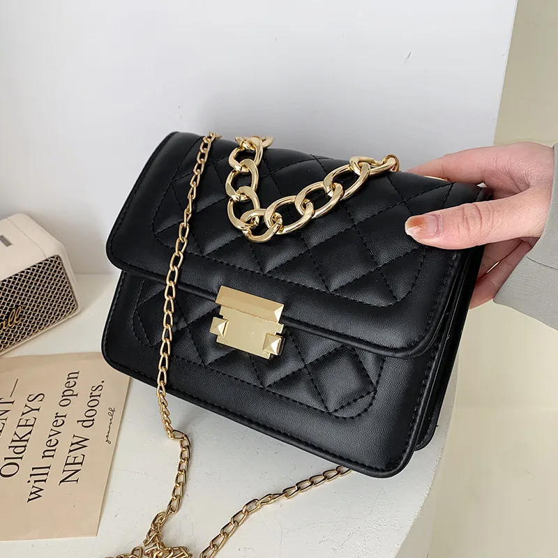 Small Purses and Handbags Luxury Designer Crossbody Bags for Women Small Chain Pu Leather Shoulder Bag Female Single Square Sac
Small Purses and Handbags Luxury Designer Crossbody Bags for Women Small Chain Pu Leather Shoulder Bag Female Single Square Sac