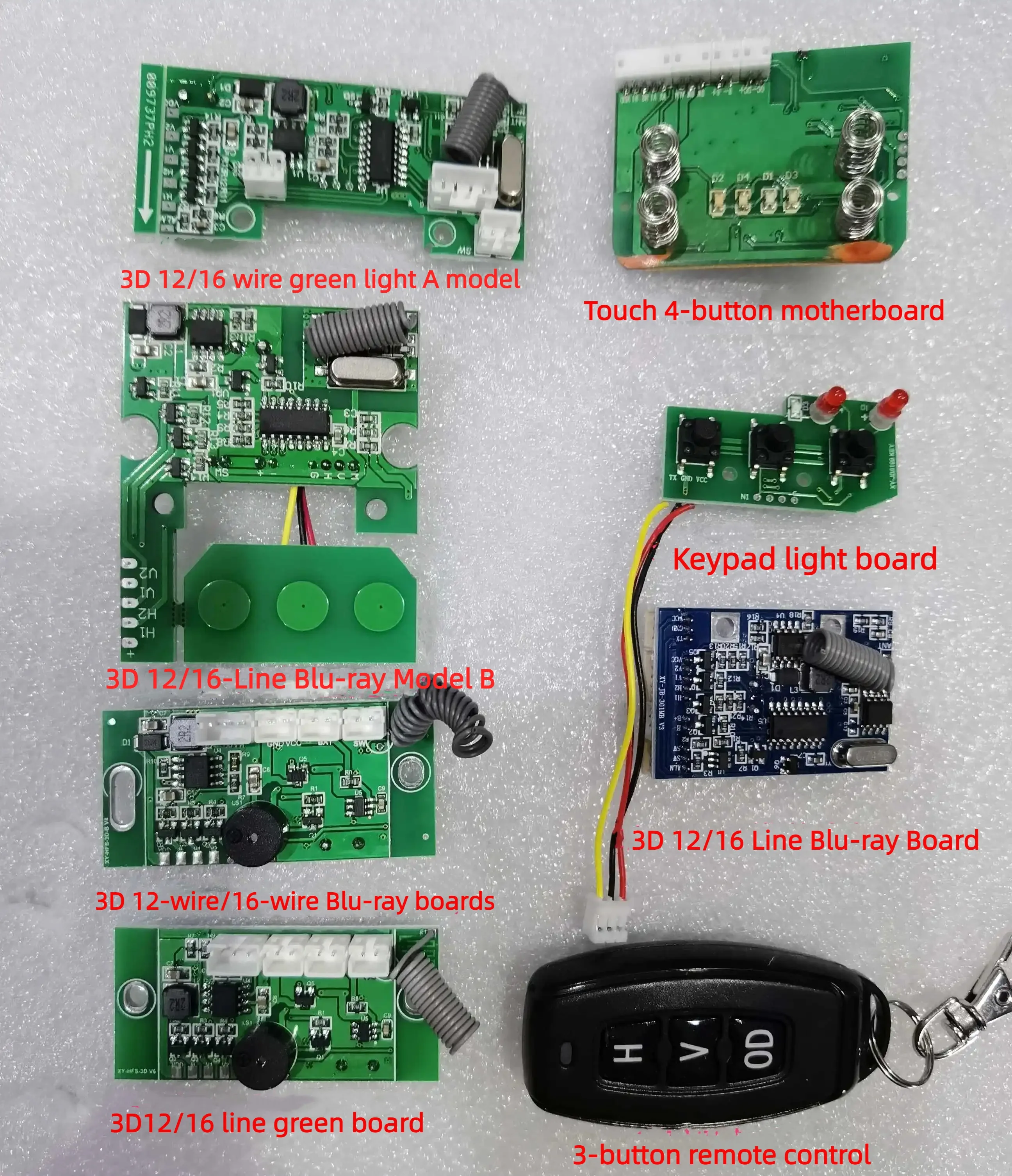 3D12/16 Wall Sticker Circuit Board with Remote Control 18650 Level Meter with 12V Overvoltage Protection Board
3D12/16 Wall Sticker Circuit Board with Remote Control 18650 Level Meter with 12V Overvoltage Protection Board