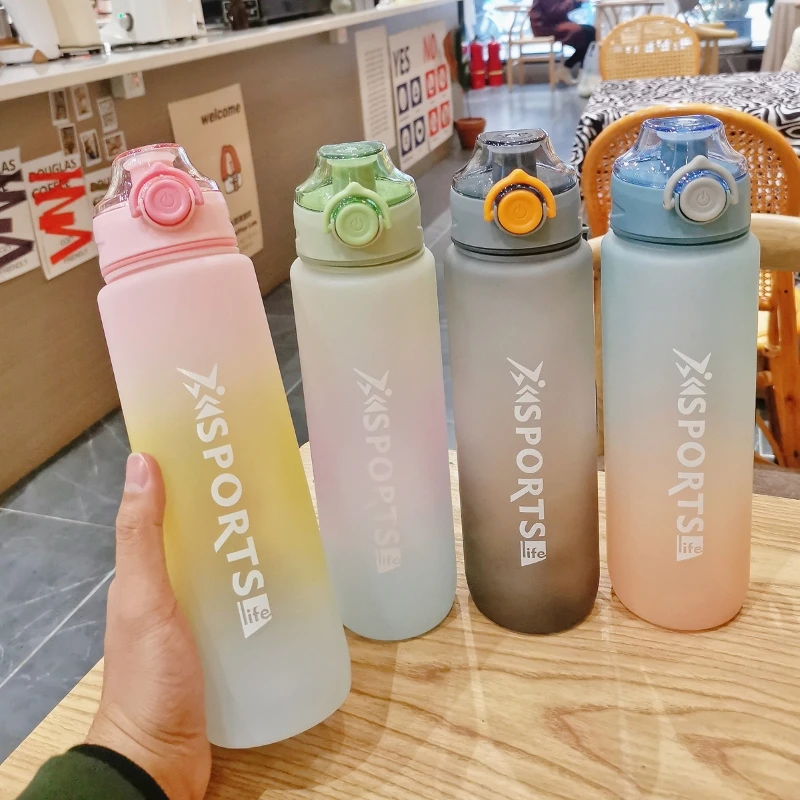 Fashion Portable Sport Fitness Cup Summer Outdoor Travel Drink Tumbler 1L INS Water Bottle Cute Plastic Frosted Leak Proof Mug
Fashion Portable Sport Fitness Cup Summer Outdoor Travel Drink Tumbler 1L INS Water Bottle Cute Plastic Frosted Leak Proof Mug