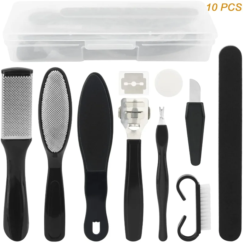 10pc Foot File Pedicure Foot Care Tools Set Multifunctional Exfoliator Foot Scrub Callus Hard Skin Remover Pedicure Planer Tool
10pc Foot File Pedicure Foot Care Tools Set Multifunctional Exfoliator Foot Scrub Callus Hard Skin Remover Pedicure Planer Tool