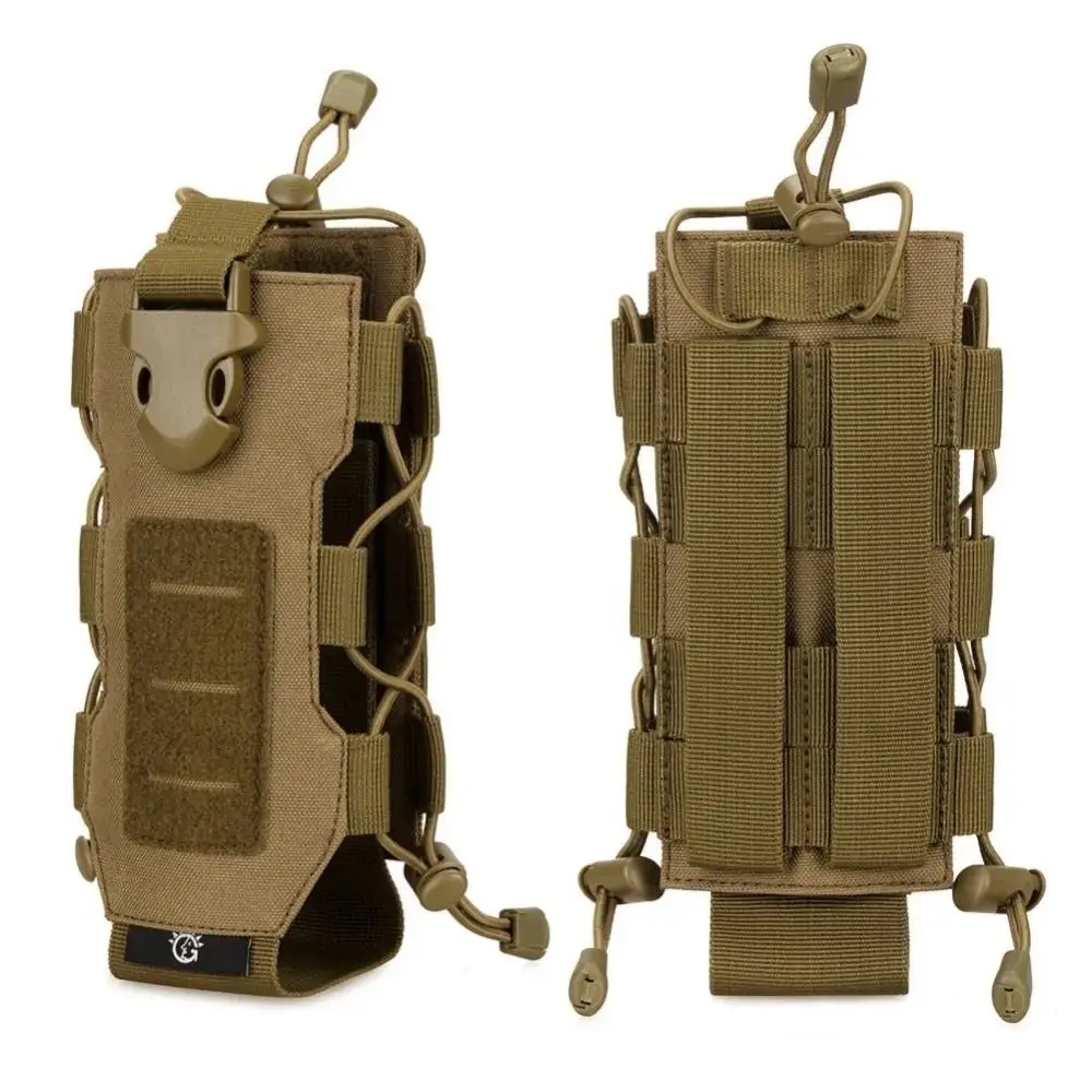 

Adjustable Water Bottle Pouch Molle System Wear-resistant Canteen Cover Holster Waterproof Nylon Kettle Carrier Bag