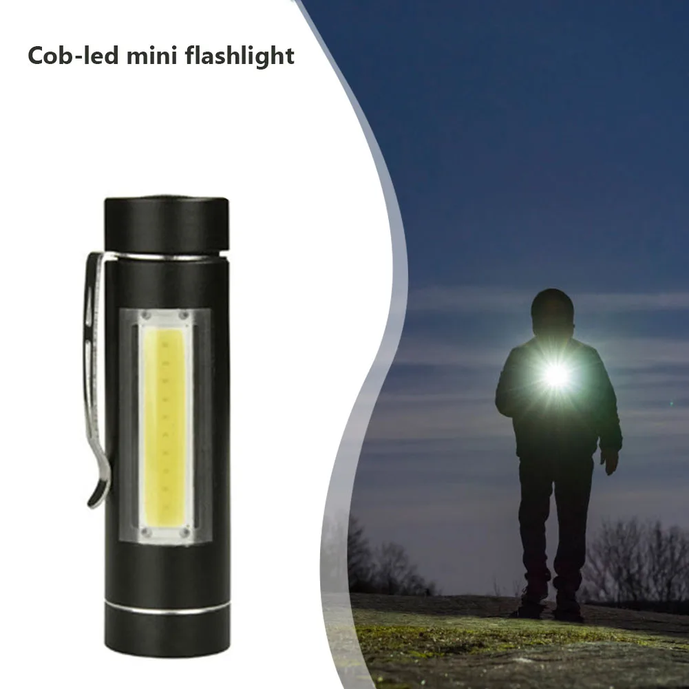 Mini Portable Aluminum Alloy Flashlight COB LED Pocket Clip-On Light Torch Head Lamp for Outdoor Camping Hiking Lighting
Mini Portable Aluminum Alloy Flashlight COB LED Pocket Clip-On Light Torch Head Lamp for Outdoor Camping Hiking Lighting