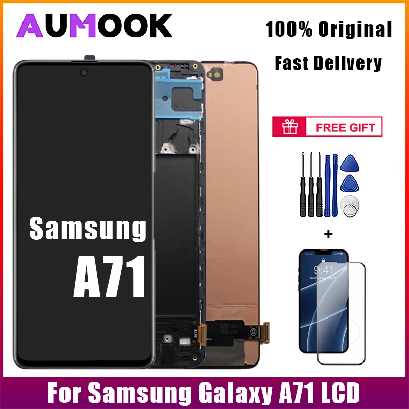 Super AMOLED Plus for Samsung A71 LCD Display Touch Screen Digitizer Original AMOLED for A71 A715 A715F A715FD LCD Replacement
Super AMOLED Plus for Samsung A71 LCD Display Touch Screen Digitizer Original AMOLED for A71 A715 A715F A715FD LCD Replacement