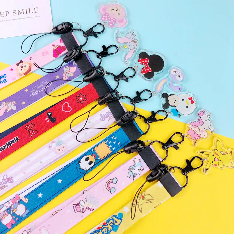 Disney Cartoon Mobile Phone Lanyard Cute Pendant Wide Flat Braided Belt Hanging Chain Key Badge Card Sleeve Hanging Neck Lanyard
Disney Cartoon Mobile Phone Lanyard Cute Pendant Wide Flat Braided Belt Hanging Chain Key Badge Card Sleeve Hanging Neck Lanyard