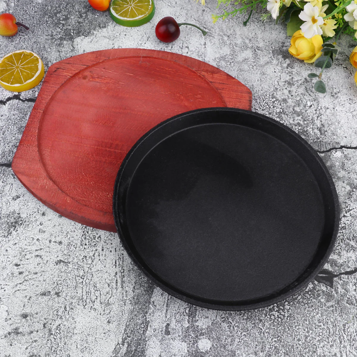Steak Pan Grill Plate Fajita Iron Stovetop Cast Sizzling Griddle Skillet Set Platter Nonstick Sizzle Server Tray Japanese
Steak Pan Grill Plate Fajita Iron Stovetop Cast Sizzling Griddle Skillet Set Platter Nonstick Sizzle Server Tray Japanese