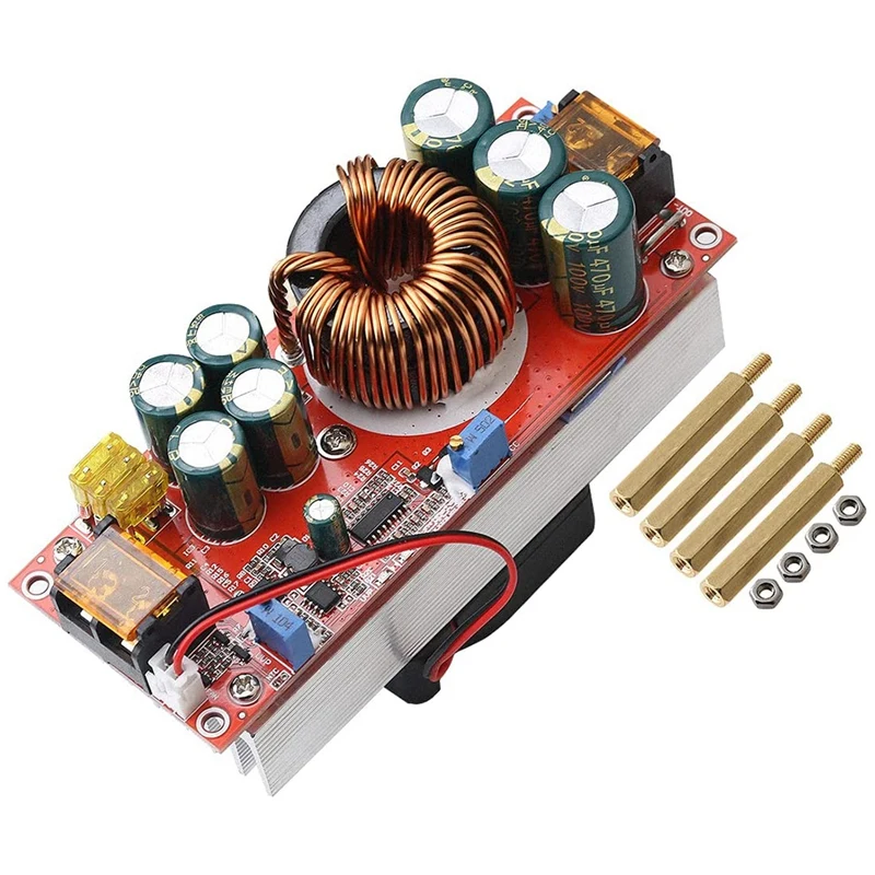 1500W 30A DC-DC Boost Converter Module 10-60V To 12-97V Voltage Step Up Converter Boost CC CV Power Supply Module
1500W 30A DC-DC Boost Converter Module 10-60V To 12-97V Voltage Step Up Converter Boost CC CV Power Supply Module