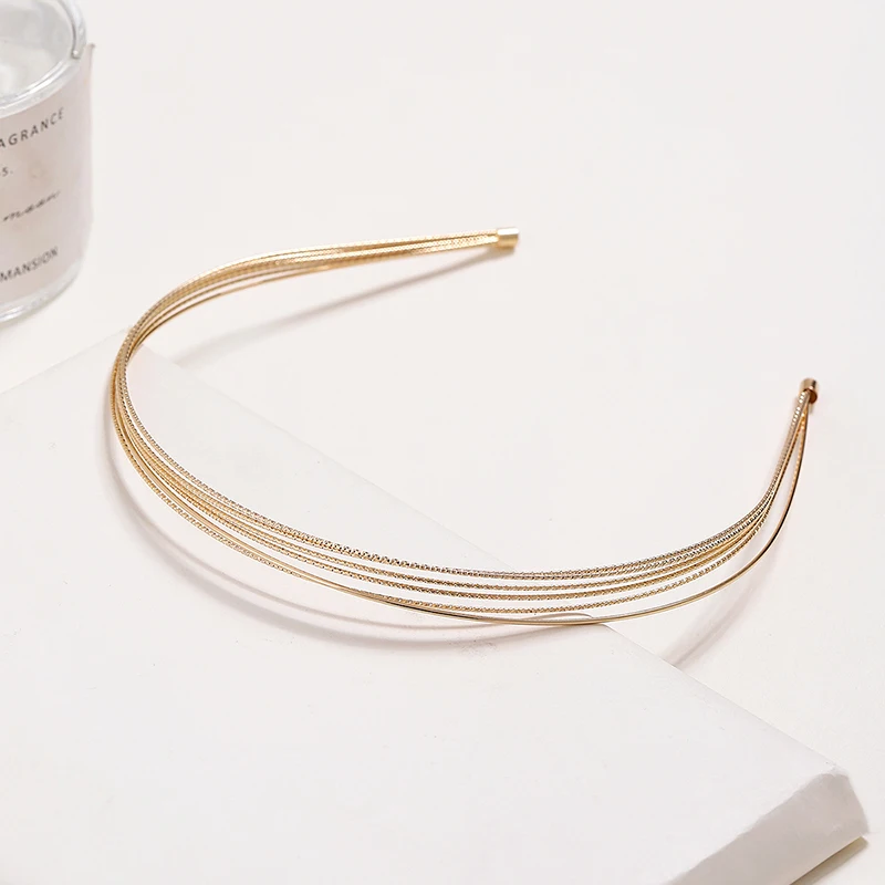 Multi-Layer Metal Hair Hoop Fashion Headwear Retro Gold Silver Thin Headband 1PCS DIY Shiny Party Headpiece Hair Accessories
Multi-Layer Metal Hair Hoop Fashion Headwear Retro Gold Silver Thin Headband 1PCS DIY Shiny Party Headpiece Hair Accessories