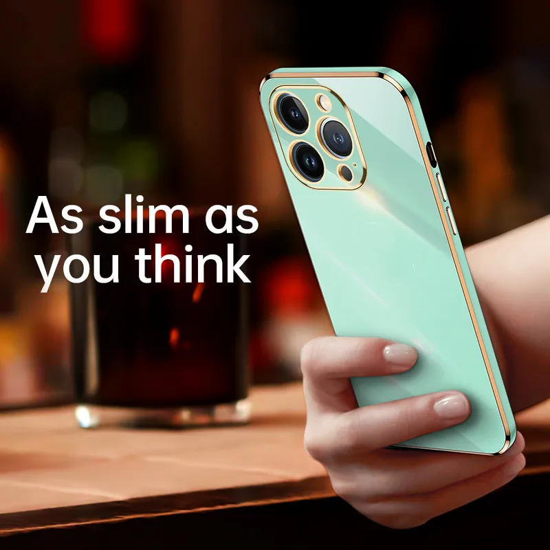 For iPhone 14 13 12 11 Pro Max Mini XS XR 7 8 Plus Bright smooth Back Case Soft Shockproof Slim Plating Luxury Cover Funda
For iPhone 14 13 12 11 Pro Max Mini XS XR 7 8 Plus Bright smooth Back Case Soft Shockproof Slim Plating Luxury Cover Funda