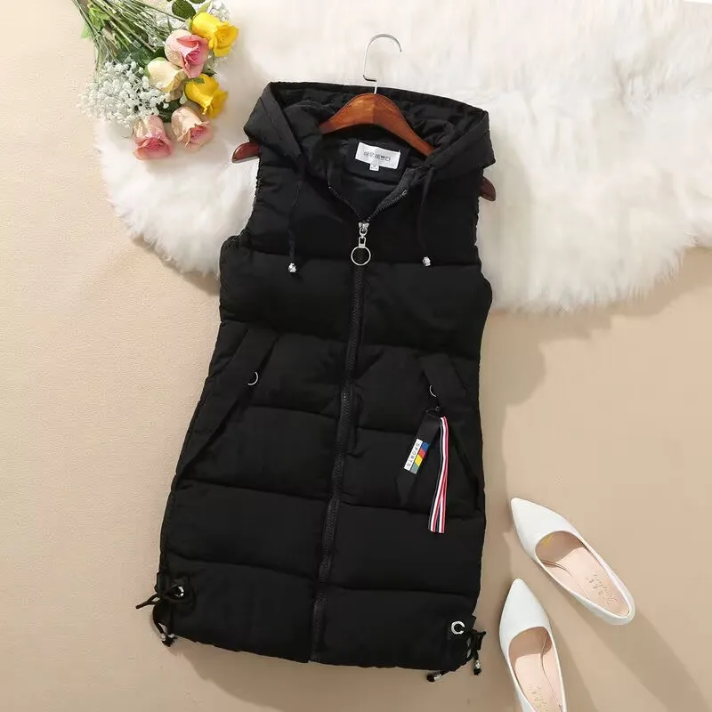 New Women Vest Winter Casual Button Sleeveless Jacket Korean Fashion Solid Waistcoat Female Loose Stand Collar Coat With Pocket
New Women Vest Winter Casual Button Sleeveless Jacket Korean Fashion Solid Waistcoat Female Loose Stand Collar Coat With Pocket