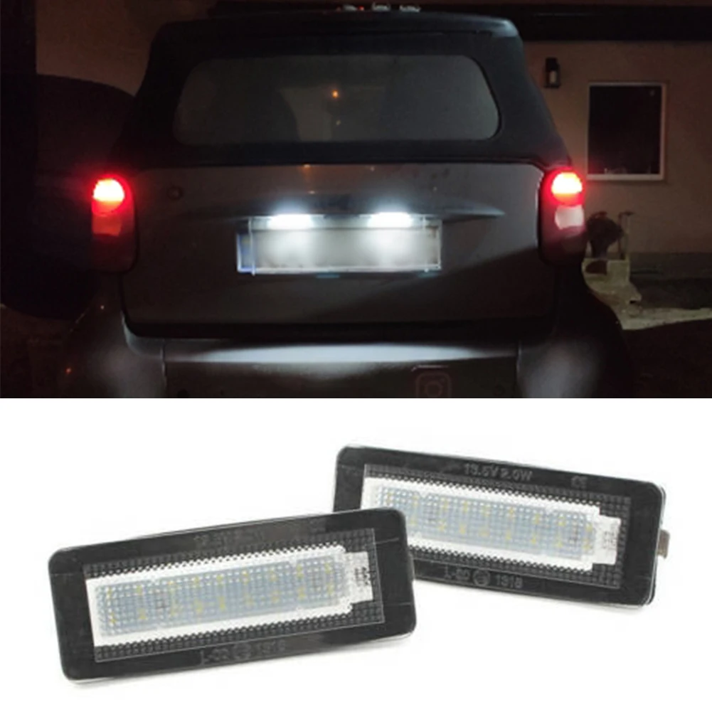 2Pcs 18 LED License Plate Lights For Smart Fortwo Coupe Cabrio 450 451 6500k White License Plate Lights
2Pcs 18 LED License Plate Lights For Smart Fortwo Coupe Cabrio 450 451 6500k White License Plate Lights