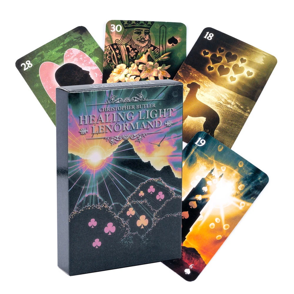 Оригинальные английские карты-Таро Lenormand с излечсветильник, для отдыха, развлечений, судьбы, шахматных карт, игры, Таро, судьба, гадания 
Оригинальные английские карты-Таро Lenormand с излечсветильник, для отдыха, развлечений, судьбы, шахматных карт, игры, Таро, судьба, гадания