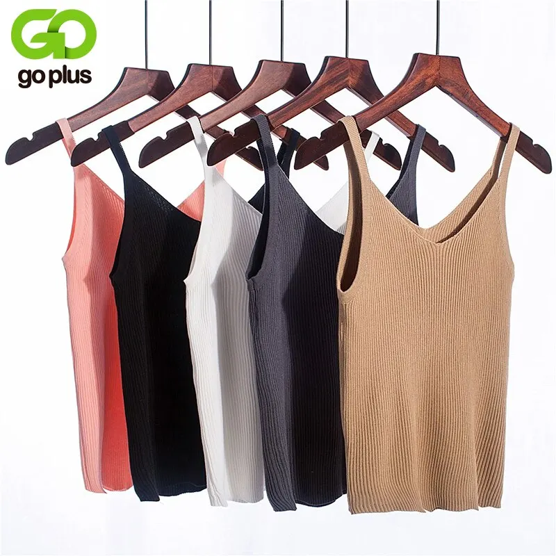 Summer Knitted Crop Top Women Casual Sexy V-neck Shoulderless Sleeveless Tank Tops Femme Woman Clothes Ropa Mujer 
Summer Knitted Crop Top Women Casual Sexy V-neck Shoulderless Sleeveless Tank Tops Femme Woman Clothes Ropa Mujer