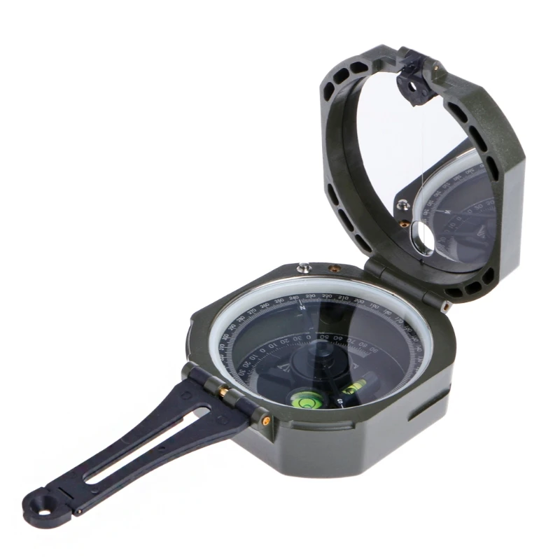OOTDTY High Precision Magnetic Pocket Transit Geological Compass Scale 0-360 Degrees
OOTDTY High Precision Magnetic Pocket Transit Geological Compass Scale 0-360 Degrees