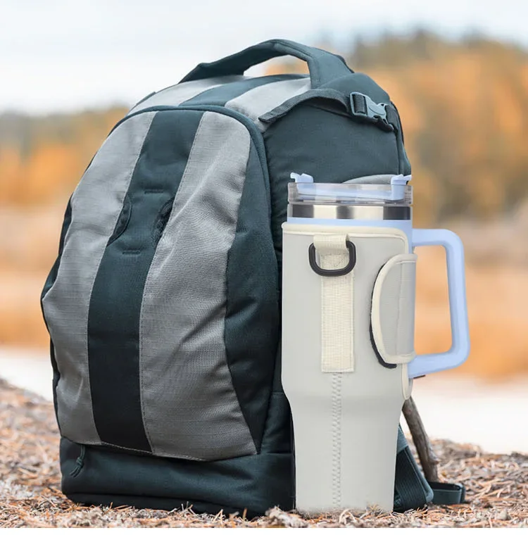 40oz Water Bottle Carrier Bag for R Adjustable Shoulder Strap Mug Cover Bottle Holder Outdoor Travel 
40oz Water Bottle Carrier Bag for R Adjustable Shoulder Strap Mug Cover Bottle Holder Outdoor Travel
