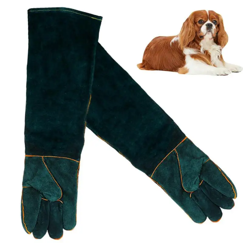 

Animal Handling Gloves Multipurpose Pet Glove Anti Bite Protective Gloves Cat Dog Snake For Bathing Grooming Handling Dogs