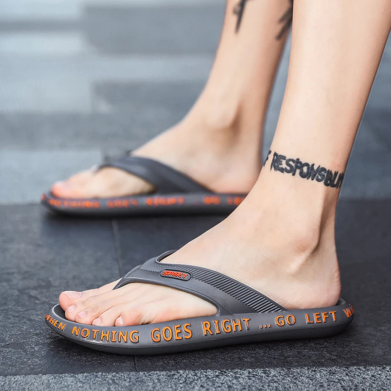 Men's Slippers Flip Flops Beach Slippers Thick Bottom Summer Outdoor Shoes Slides Thong Creative Slippers Soft Non-slip Shoes 45
Men's Slippers Flip Flops Beach Slippers Thick Bottom Summer Outdoor Shoes Slides Thong Creative Slippers Soft Non-slip Shoes 45
