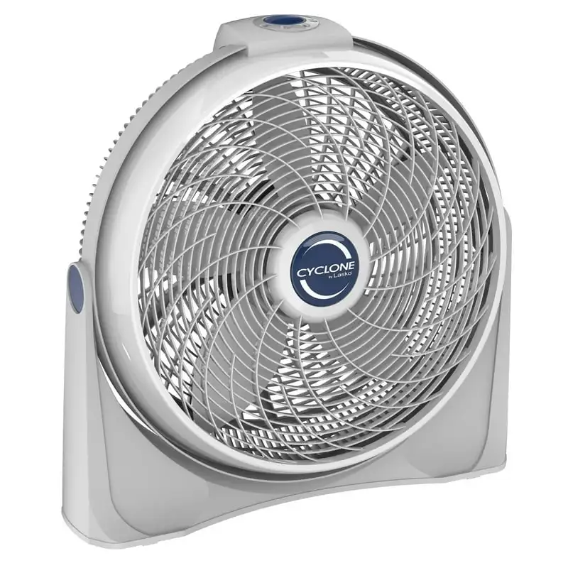 20" Cyclone Power 3-Speed Air Circulator Pivoting Floor or Wall Mount , 3520, White
20" Cyclone Power 3-Speed Air Circulator Pivoting Floor or Wall Mount , 3520, White