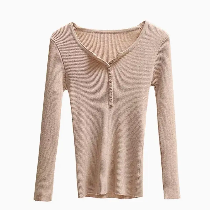 V-Neck Sweater Women's 2022 Autumn and Winter New Style Slim Fit Undercoat Long Sleeve Black Tight Thin Knitted Top
V-Neck Sweater Women's 2022 Autumn and Winter New Style Slim Fit Undercoat Long Sleeve Black Tight Thin Knitted Top