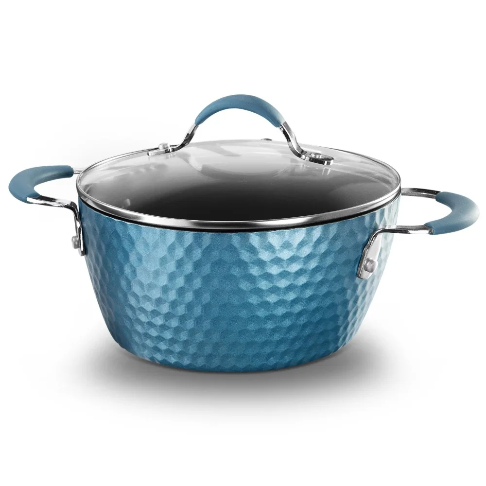 Dutch Oven Pot With Lid - Stylish Kitchen Cookware With Elegant Diamond Pattern Dutch Cast Iron Cooker Pan Dining Home
Dutch Oven Pot With Lid - Stylish Kitchen Cookware With Elegant Diamond Pattern Dutch Cast Iron Cooker Pan Dining Home