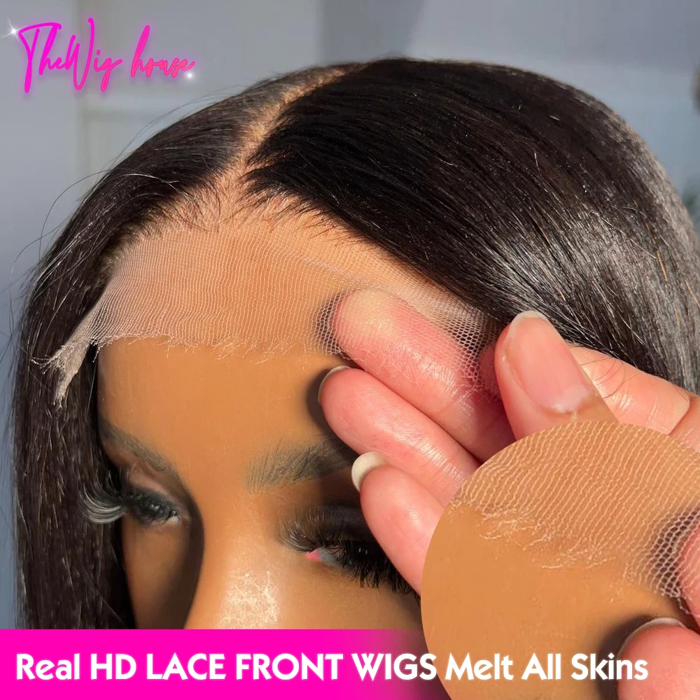 13X6 Real HD Lace Frontal Wigs 5X5 Closure Straight Wig 13x4 Full Lace Human Hair Wig For Woman 250 Density Remy Sale
13X6 Real HD Lace Frontal Wigs 5X5 Closure Straight Wig 13x4 Full Lace Human Hair Wig For Woman 250 Density Remy Sale