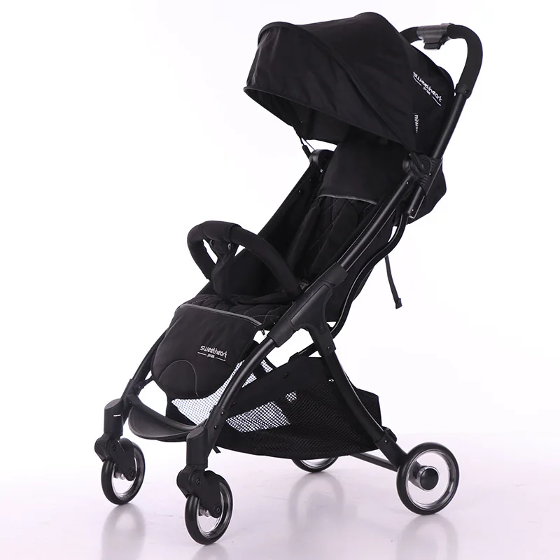 

Infant Stroller Baby Four-wheeled Stroller Can Sit Semi-lying Baby Infant Child Pocket Umbrella Car New Cute Strollers Portable