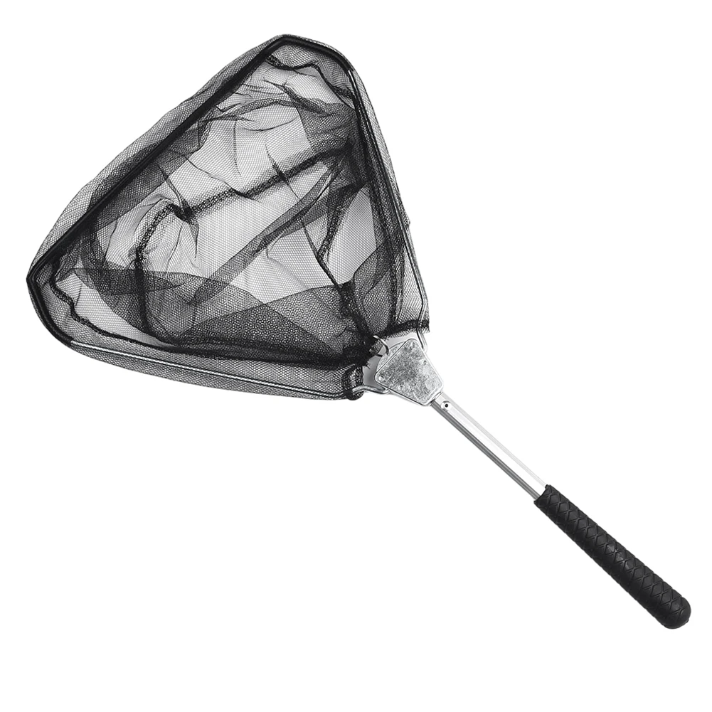 Copy Network Fishing Tackle Aluminum Alloy Black Folding Hand-copied Smooth Net Design Triangular Retractable Net
Copy Network Fishing Tackle Aluminum Alloy Black Folding Hand-copied Smooth Net Design Triangular Retractable Net