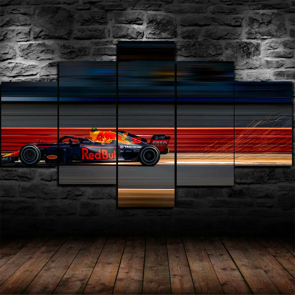 5 панельных холщовых картин Formula Racing Sports, настенный художественный плакат, картины для украшения дома, картины для домашнего декора, 5 шт., декор комнаты
5 панельных холщовых картин Formula Racing Sports, настенный художественный плакат, картины для украшения дома, картины для домашнего декора, 5 шт., декор комнаты