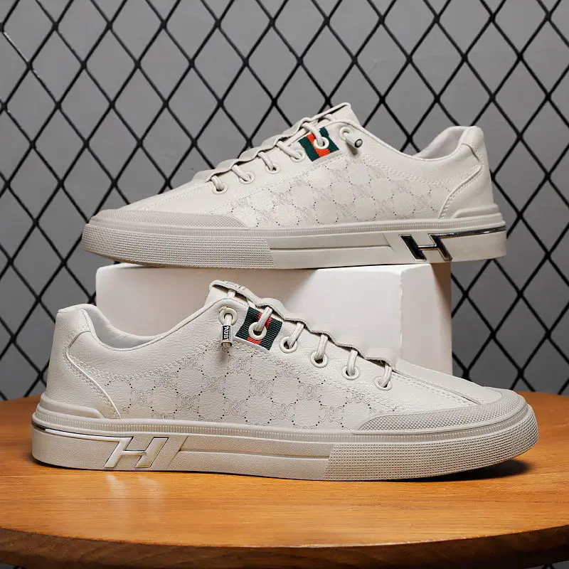 2023 Autumn Elastic Belt Round Toe One Step Athletic Casual Breathable White Low Top Thick Heel Men's Board Shoes
2023 Autumn Elastic Belt Round Toe One Step Athletic Casual Breathable White Low Top Thick Heel Men's Board Shoes