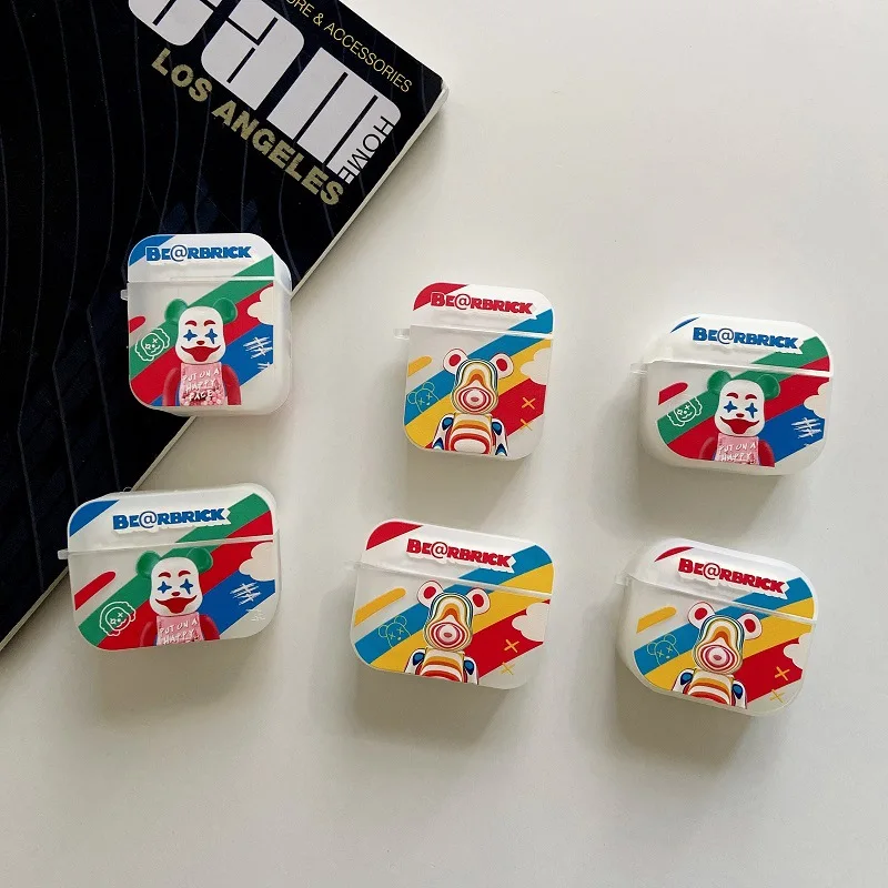 Creative Colorful Cartoon Bear Case for Apple AirPods 1 2 3 Pro Cases Cover IPhone Bluetooth Earbuds Earphone Air Pod Pods Case
Creative Colorful Cartoon Bear Case for Apple AirPods 1 2 3 Pro Cases Cover IPhone Bluetooth Earbuds Earphone Air Pod Pods Case