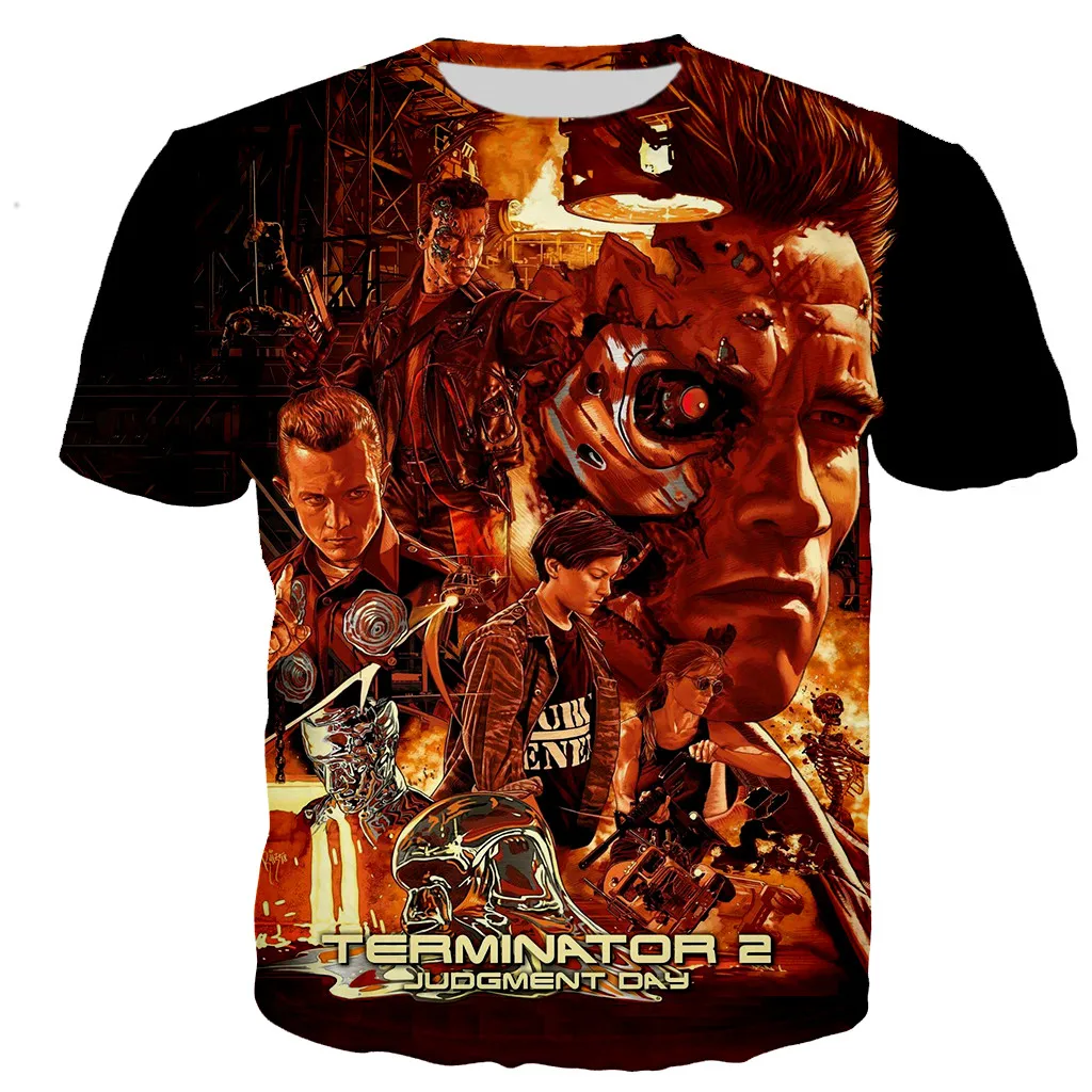 Classic Movie Terminator T Shirt Men/women 3D Printed T-shirts Summer Fashoin Casual Harajuku Style Tshirt Streetwear Tops
Classic Movie Terminator T Shirt Men/women 3D Printed T-shirts Summer Fashoin Casual Harajuku Style Tshirt Streetwear Tops