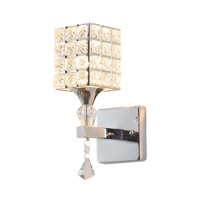 Modern Crystal Pendant Wall Lamp Bedroom Aisle Living Room Wall Light Bedside Lamp E14 , Bulb Not Included (Gold)
Modern Crystal Pendant Wall Lamp Bedroom Aisle Living Room Wall Light Bedside Lamp E14 , Bulb Not Included (Gold)