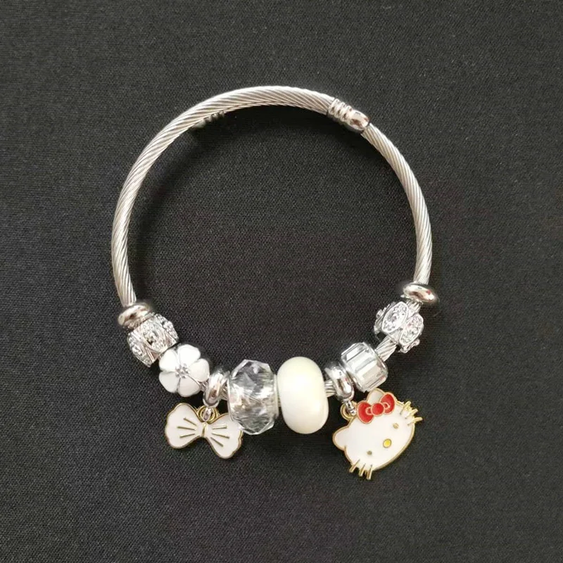 Sanrio Ornaments Cinnamoroll Fashion Trendy Girl Kuromi Pandora Bracelet Hello Kitty ins Bracelet Anime Bracelet Holiday Gifts
Sanrio Ornaments Cinnamoroll Fashion Trendy Girl Kuromi Pandora Bracelet Hello Kitty ins Bracelet Anime Bracelet Holiday Gifts